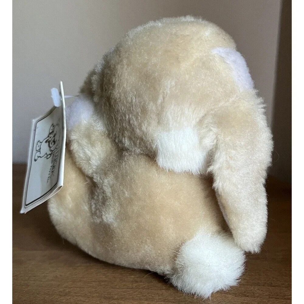 Lucky Plush Toys Bunny Rabbit Vintage 90s Mini Stuffed Animal Beige 5in‎ Easter